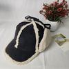 Lei Feng hat men and women autumn and winter couple retro ins lamb wool versatile ear protection cold soft top tide Korea