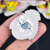 Seraphinite Gemstone Handmade 925 Sterling Silver Jewelry Ring Size 8 KG-1693