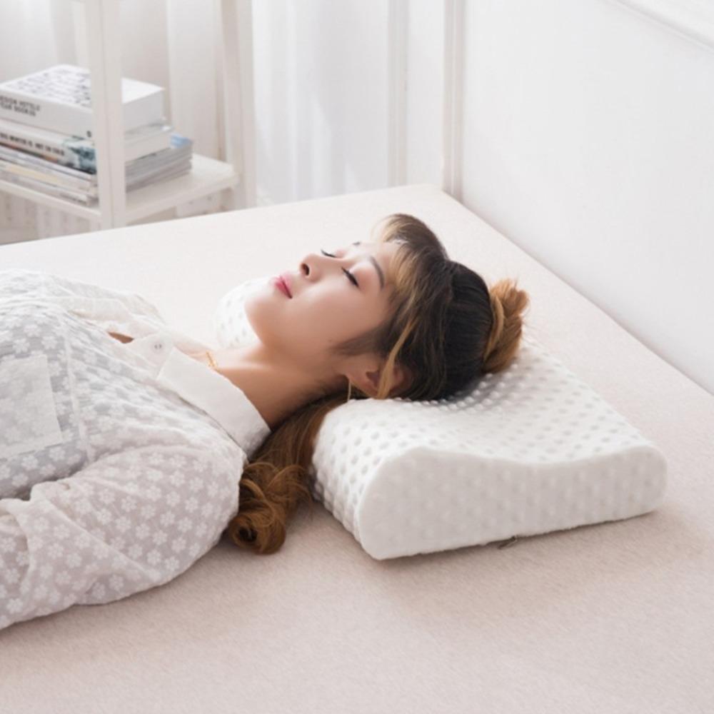 Space Memory-Kissen, langsam zurückfederndes Latexkissen, Nackenschutzkissen