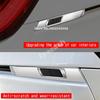 For Toyota voxy noah 90 Series   2024 ABS chrome carbonfiber  Rear tailgate lift control switch board decorative strip