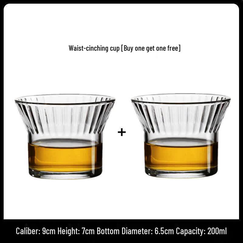 Star-Marked Whiskey & Cocktail Glass