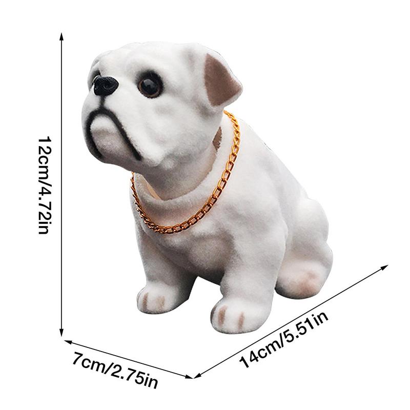 Shaking Head Dog Ornaments Center Console Car Decoration Creative Cute Car Ornaments Car Interior Resin Dog Ornaments
