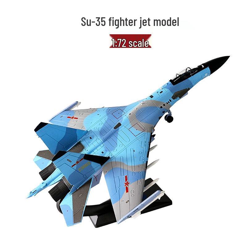 1:72 Scale Su-35 Fighter Jet Diecast Model