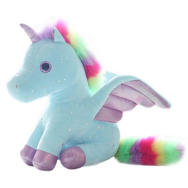 

Кукла Nature Times Unicorn, синяя, 28см, Популярные игрушки для корейских детей