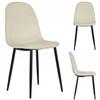 Upholstered Chair Living Room Office Salerno Beige
