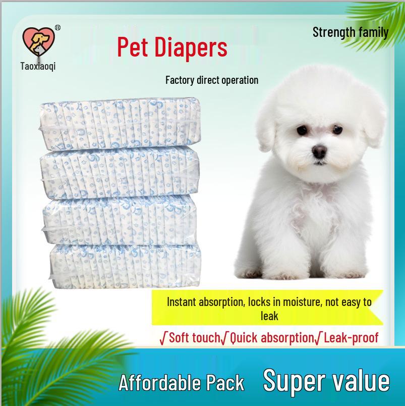 

Dog Diaper: Unisex Pet Period Pants for Dogs Female XL (20-35lbs) 12 pcs single pack