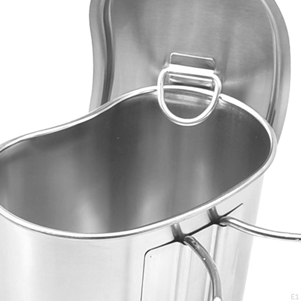 Camping Pot Campfire Cookware Lightweight Stockpot Steamer Steaming Boiling