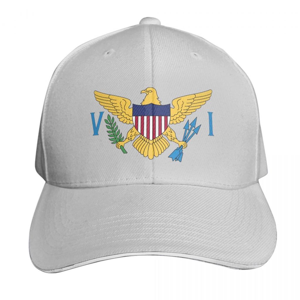 Virgin Islands Baseball Cap Vintage Retro Embroidered Lightweight Packable Gift For Him Her