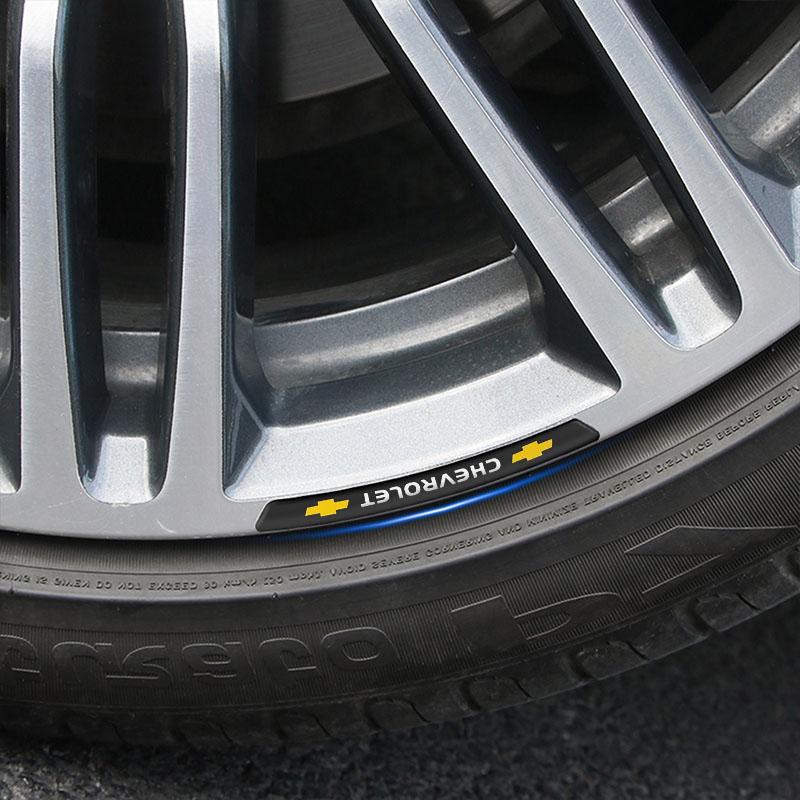 4Pcs Auto Wheel Hub Badge Tire Rim 3D Stickers Car Accessories For Chevrolet Colorado Cruze Captiva Malibu Trax Aveo Camaro Sonic Tahoe Impala Equinox