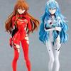 Neon Genesis Evangelion anime standing red Asuka hand-made two-dimensional pvc doll EVA Ayanami Rei model desktop ornaments