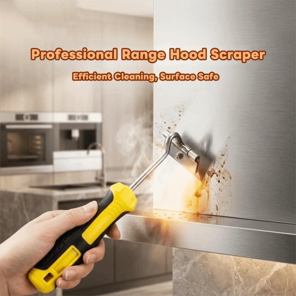 Metal Blades Cleaning Scraper Non-Slip Grip Two-Color Grip Glue Removal Blade Handheld Scraper Compact Structure