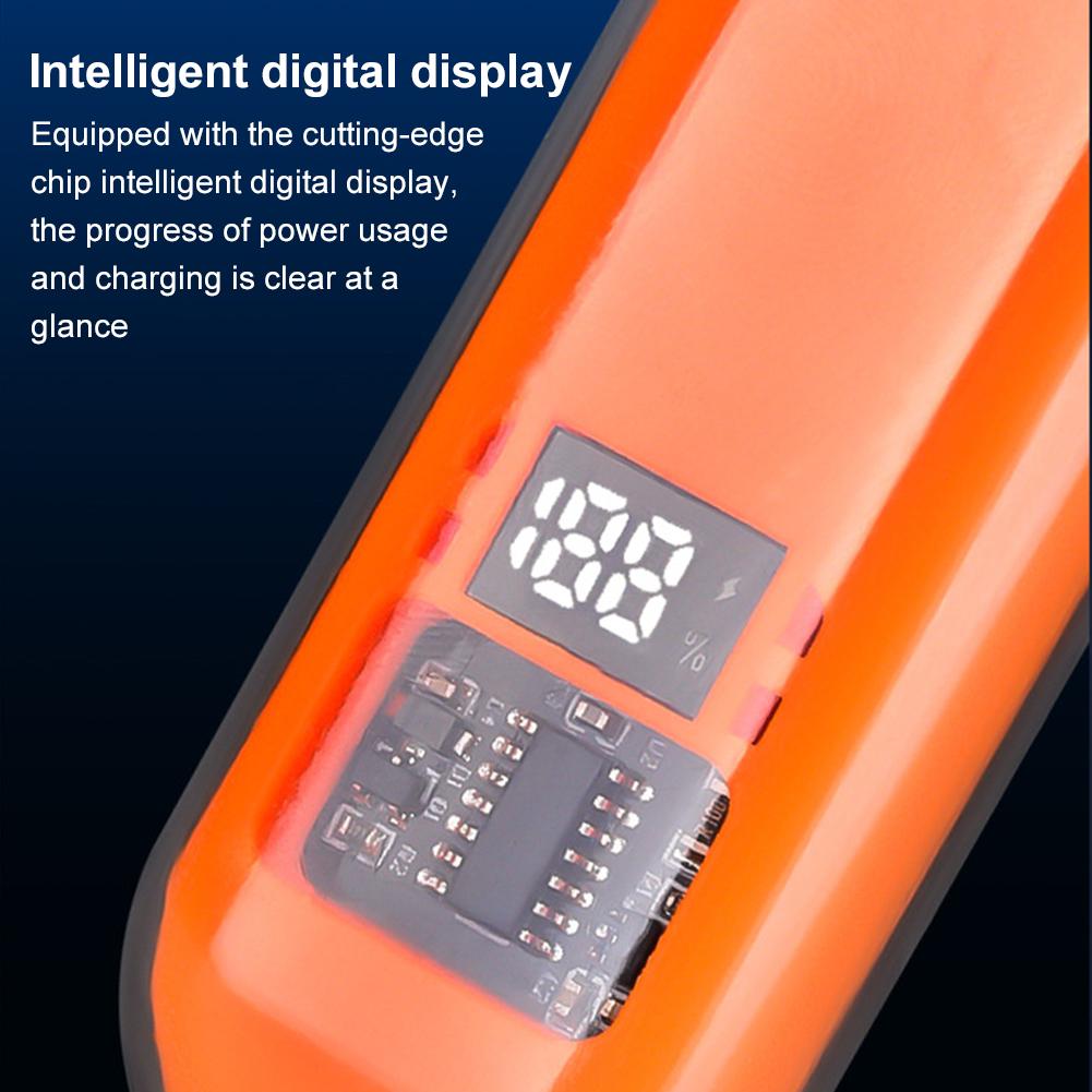 Portable Ear and Nose Hair Trimmer Clipper with Digital Display Painless Electric Nose Ear Hair Clippers for Smoother Cutting