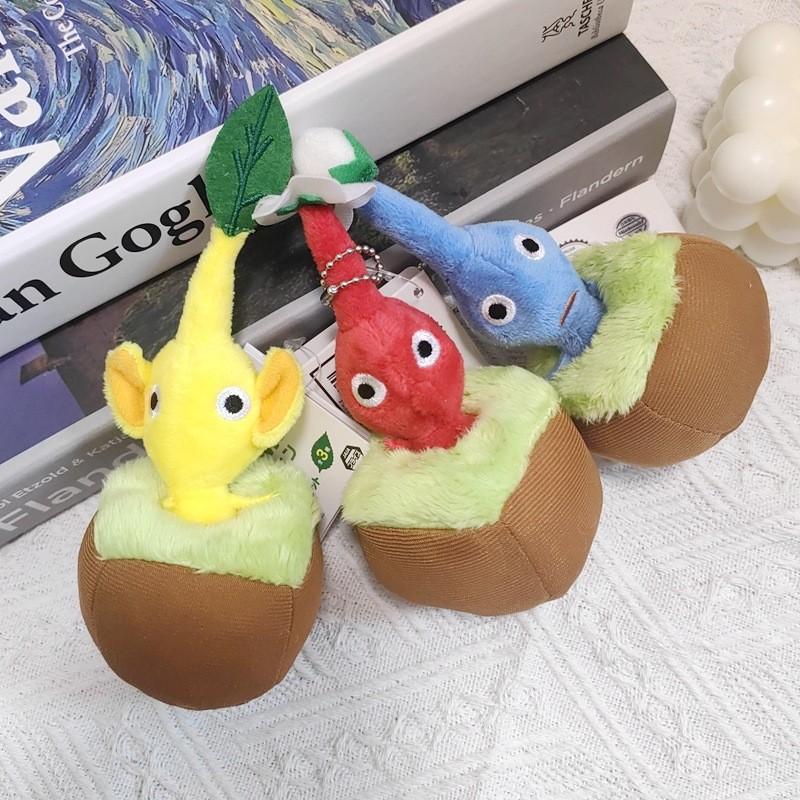 Pikmin Plush Keychain With Soft Short Plush For Collectors And Kids