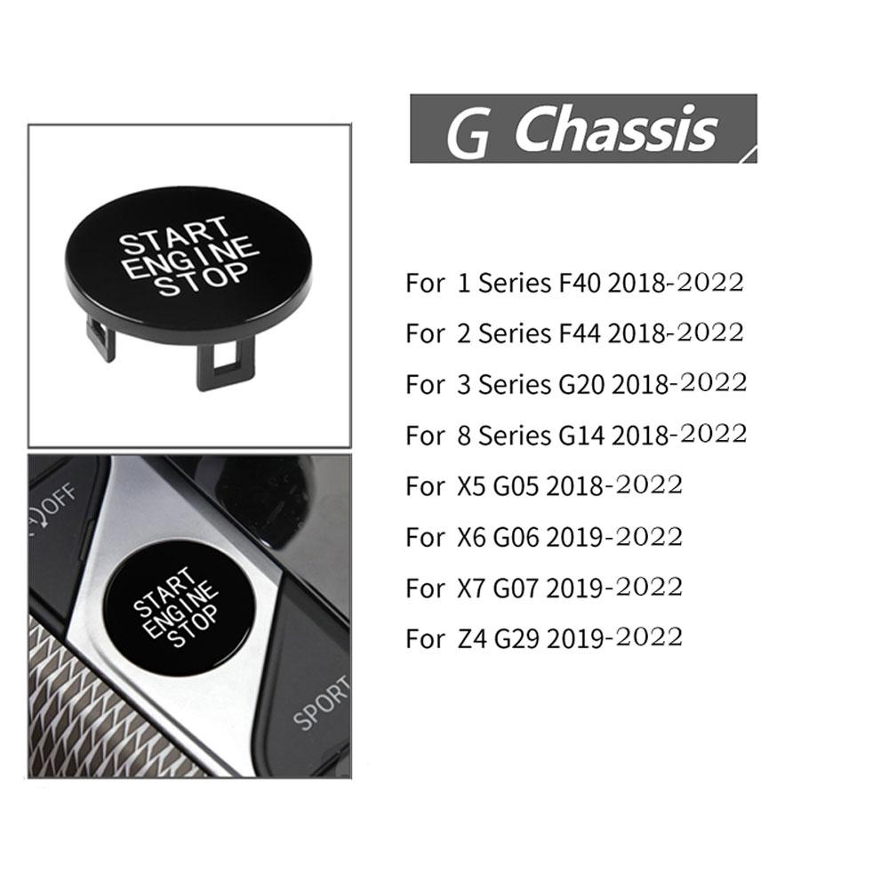 Car Engine Start Button Ignition Cover For BMW Z4 G29 G20 X5 G05 X7 G07 G14 G15 G16 X3 G01 F97 Accessories