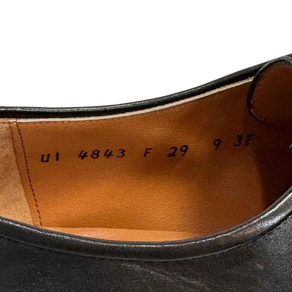 Salvatore Ferragamo Round toe Calfskin monkstrap shoes Other shoes black Calfskin Used