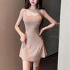 2026 Spring/Summer Elegant Two-Piece Cardigan & Slim Camisole Short Dress Set, European & American Style, Long Sleeve