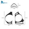 Carbon Fiber Car Air Conditioning Vent Outlet Trim Decoration Stickers For Lexus IS250 300 350C 2006-2012 Interior Accessories