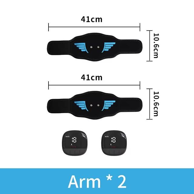 Electric Vibration Slimming Rechargeable EMS Waist Arm Tight Weight Loss Fiess Exercise Abdominal Abs Toning Belt Body Slimming