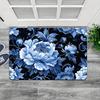 Minimalist Artistic Floral Gaming Room Rug, Decorative Indoor Floor Mat for Living Room, Bedroom, Kitchen and Bathroom