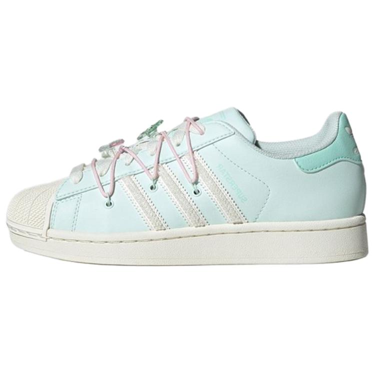 

Adidas Оригинальные Superstar 2 Универсальные Удобные Тонкая подошва Прочные Низкие кеды для скейтбординга Женские кроссовки Зеленый JR1333 36