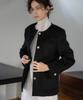Ellioti Adele Tweed Half Coat_2Color