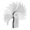 R25 - 50 16 Blade Stainless Steel Radius Gauge Metal R Gauge for Checking Thread Pitch Easy to Use High Hardness