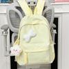Schoolbag New Japanese Schoolbag Women's Simple Fresh and Versatile Junior High School Students Ins Bow Backpack Casual Backpack
