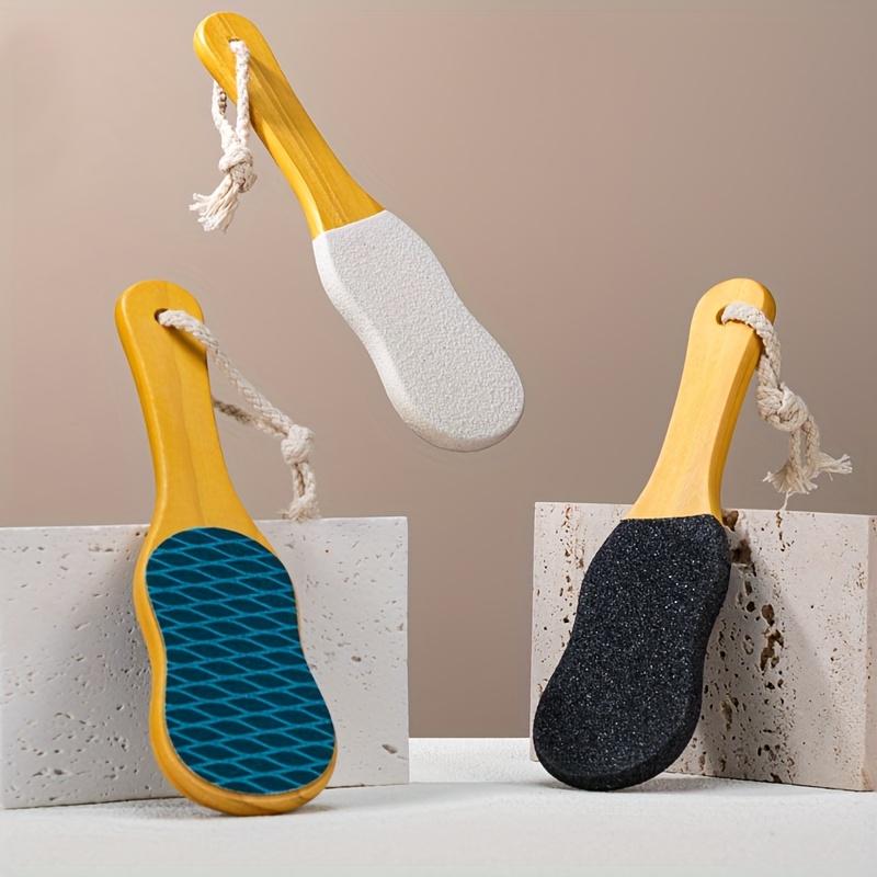 Gitnk Natural Pumice Stone Foot And File Heavy-Duty Manual Grinder with Handle Hypoallergenic Pedicure Manicure Tool
