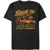 Back To The Future Men's Back To The Races Basic Solid Tee