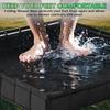 Lightweight Foldable Shower Base Tray with Drain Hose for Outdoor Camping and Portable Home Use Easy to Carry and Store