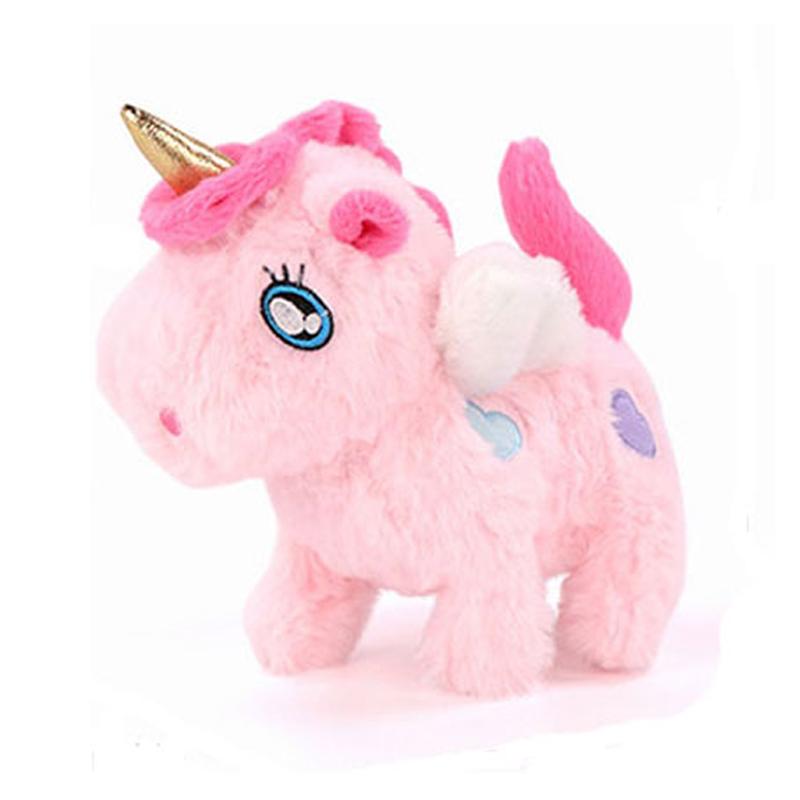 Electronic Plush Dinosaur Robot Horse Lion With Music Electric Animal Running Cute Unicorn Walking Raccoon Toys Kids Gift