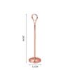 Cute Stainless Steel Round Photo Clip Elegant Note Clamp Stand  Restaurant Table