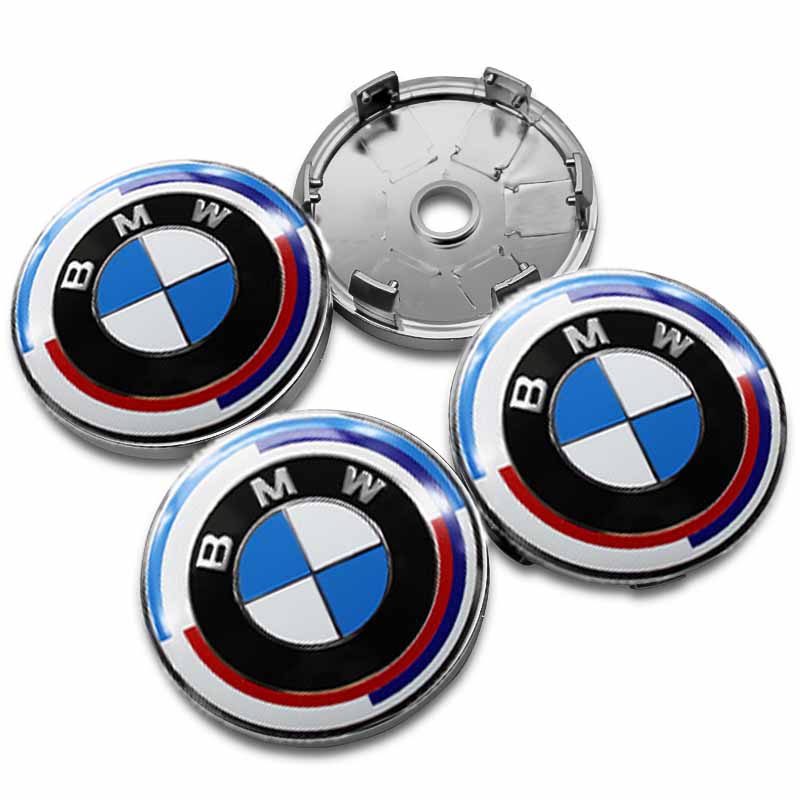 4Pc 56mm+60mm Car Logo Wheel Center Cap Emblem For BMW M Performance E46 E90 E60 F10 E39 F30 E36 F20 E87 E90 E70 Hub Cover Badge