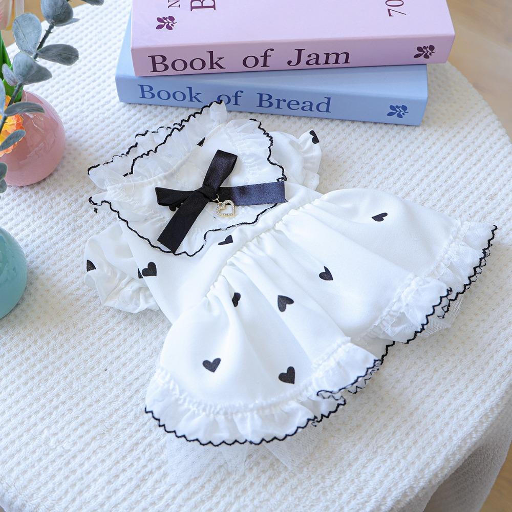Cute Pet Puppy Clothing Breathable Dog Fluffy Skirt Stylish Dog Princess Dress  Birthday Party