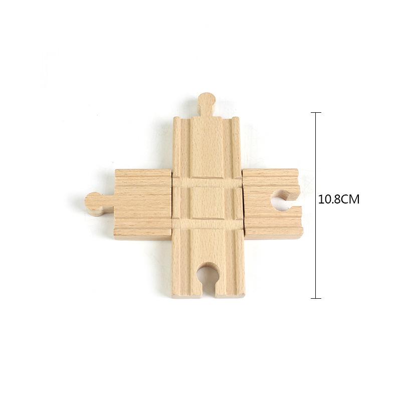 Tutti i Tipi di Giocattoli per Ferrovie su Binari di Legno Accessori per Binari del Treno in Legno di Faggio adatti per Binari di Marca Giocattoli Educativi per Bambini