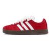 Adidas VL COURT 2.0 Abrasion Resistant Low top Skateboard Shoes Unisex Red White HQ1802(Team269-)