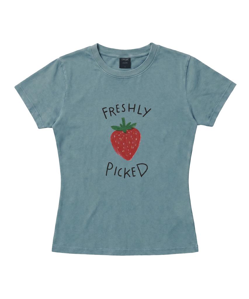 WILDROCK Hollysheesh Graphic Pigment Crop Short Sleeve T-Shirt Part02_4 Style (D Type)