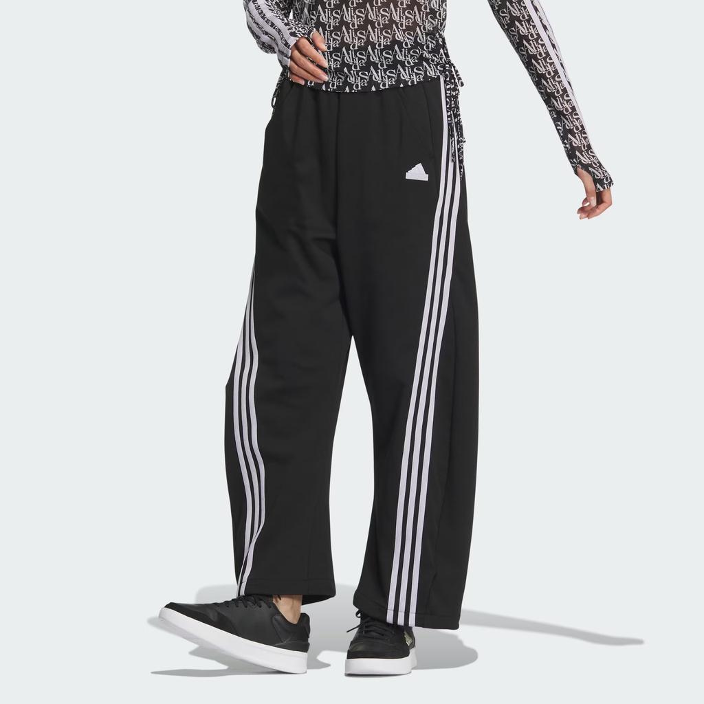 New Adidas Dance Interlock Joggers Knitted Sweatpants Women's Black JI9777
