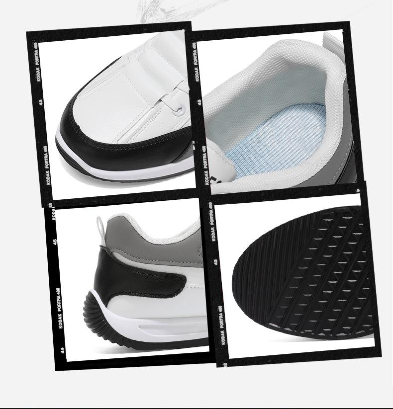 2025 Men's Versatile Slip-On Sneakers: Fashionable, Lightweight, Casual Running Shoes for Spring & Autumn