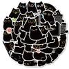 40 Pieces of Original Cartoon Cute Coal-shaped Sticker Phone Cases, Notebook Covers and Water Cup Stickers