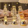 Christmas Gift LED Lighted Nutcrackers Soldier Decoration For Festives Home Party Office Desk And Retail Stores Display