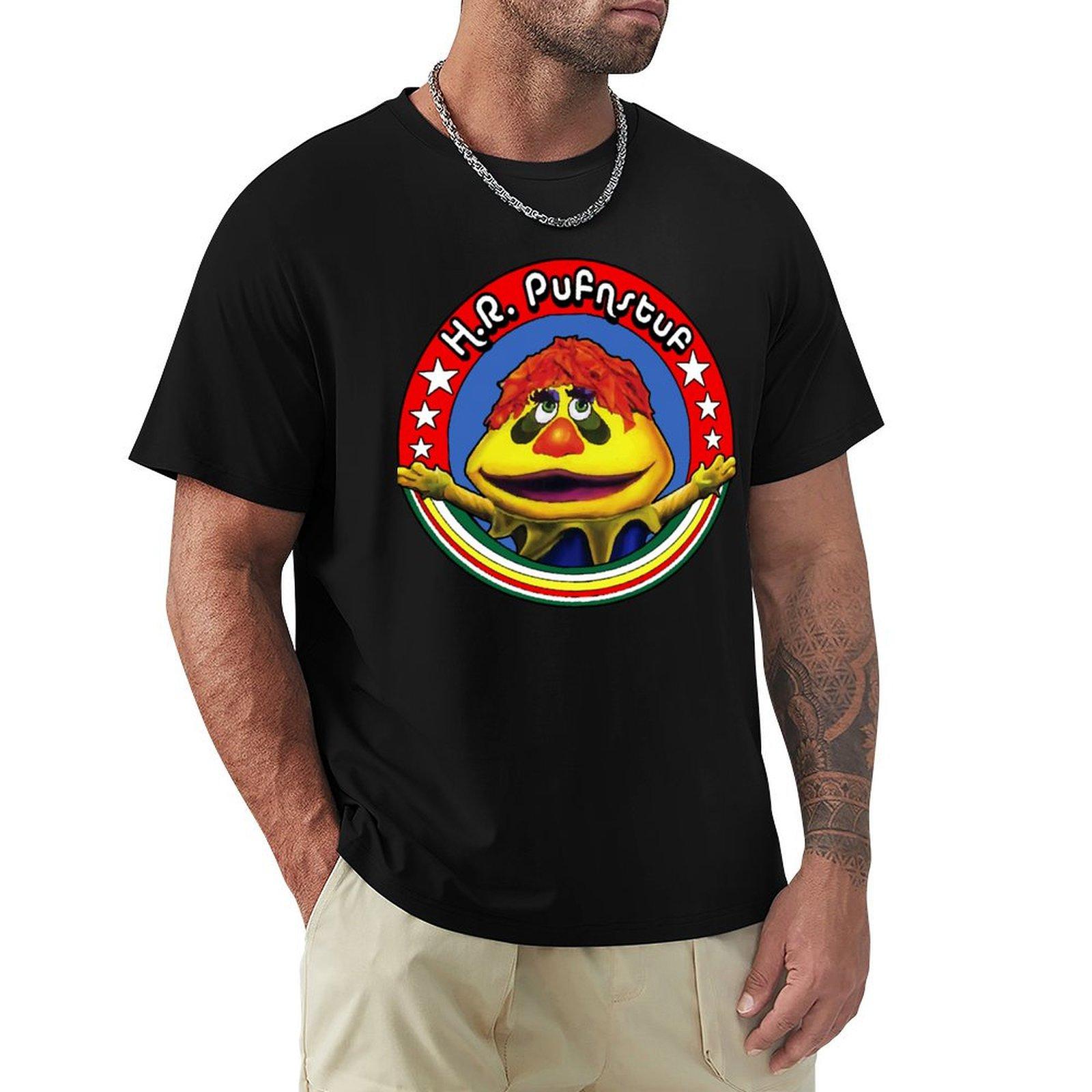 

HR Pufnstuf TShirt TShirt man t shirt graphics essential t shirt oversized graphic tee Mens cotton tshirt 4XL