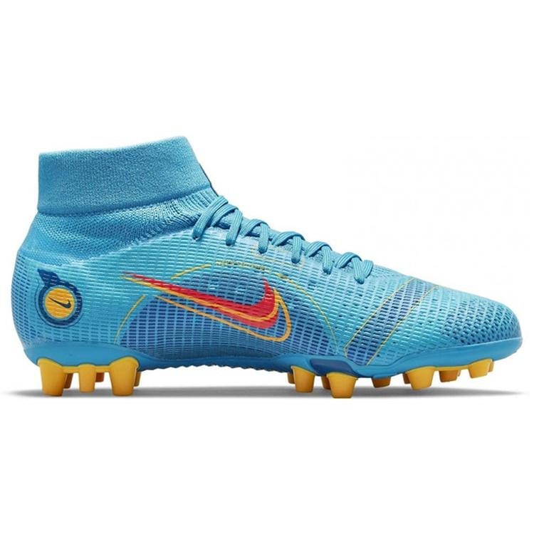 Nike Mercurial Superfly 8 Pro AG 'Blue Yellow' Men's DJ2844-484