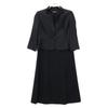 Aquascutum [Good Condition] Formal Jacket Docking dress 9 blackUsed