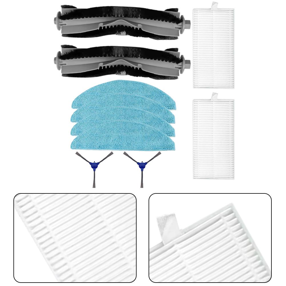 For Cecotec For Conga M50 Robot Vacuum Kit Main Side Brush Filter Mop Cloth Replacement Parts Accessories Set