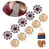 10pcs Royalblue Decorative Brooch Buttons Clothes Accessories Buttons  Holiday Decor