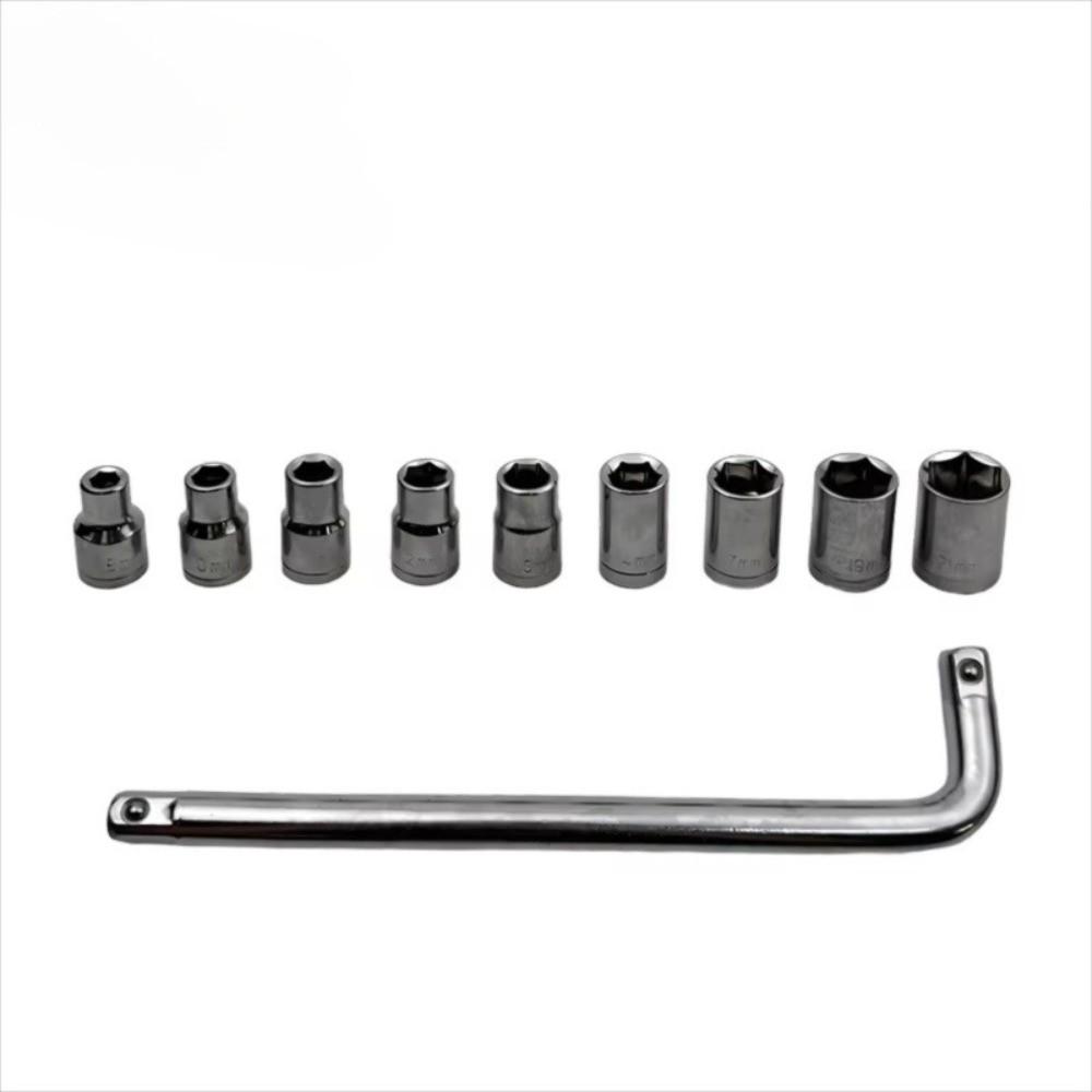 10pcs Lug Nut Wrench Repairing Tool Set Hex Key Socket Spanner Tool  Bicycle Repair