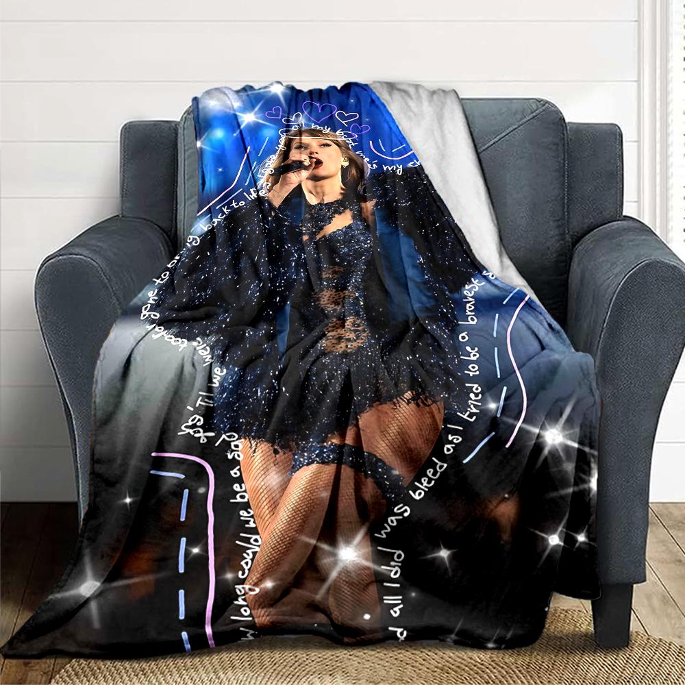 Love Song Performance Blanket Soft Throw Blanket For Home Bedroom Bed Sofa Travel Office Solid Christmas Blanket
