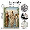 DIY 3D Pearl Diamond Painting Art Set Jesus Baptism Home Decor Art Set Wall Art