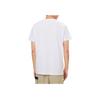 Anta Pure Color Pattern Print Round Neck Short Sleeve Fitted Straight T-Shirt Men Tops White 152221114-1